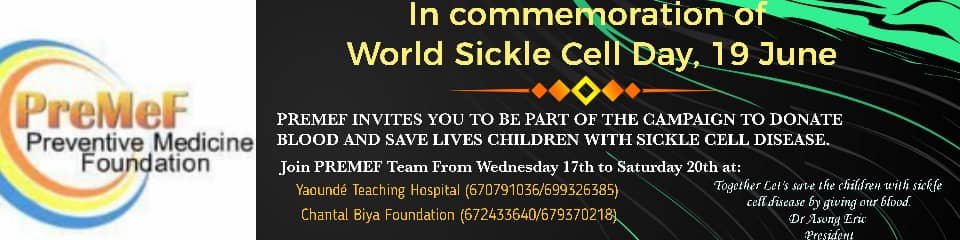 Collaboration with PreMef (Preventive Medicine Foundation) on World Sickle Cell Day- June 19th, 2020